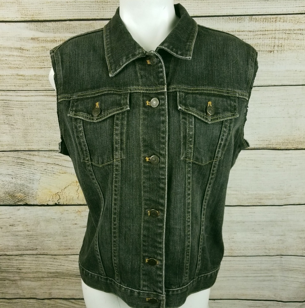 GAP Denim Vest Large